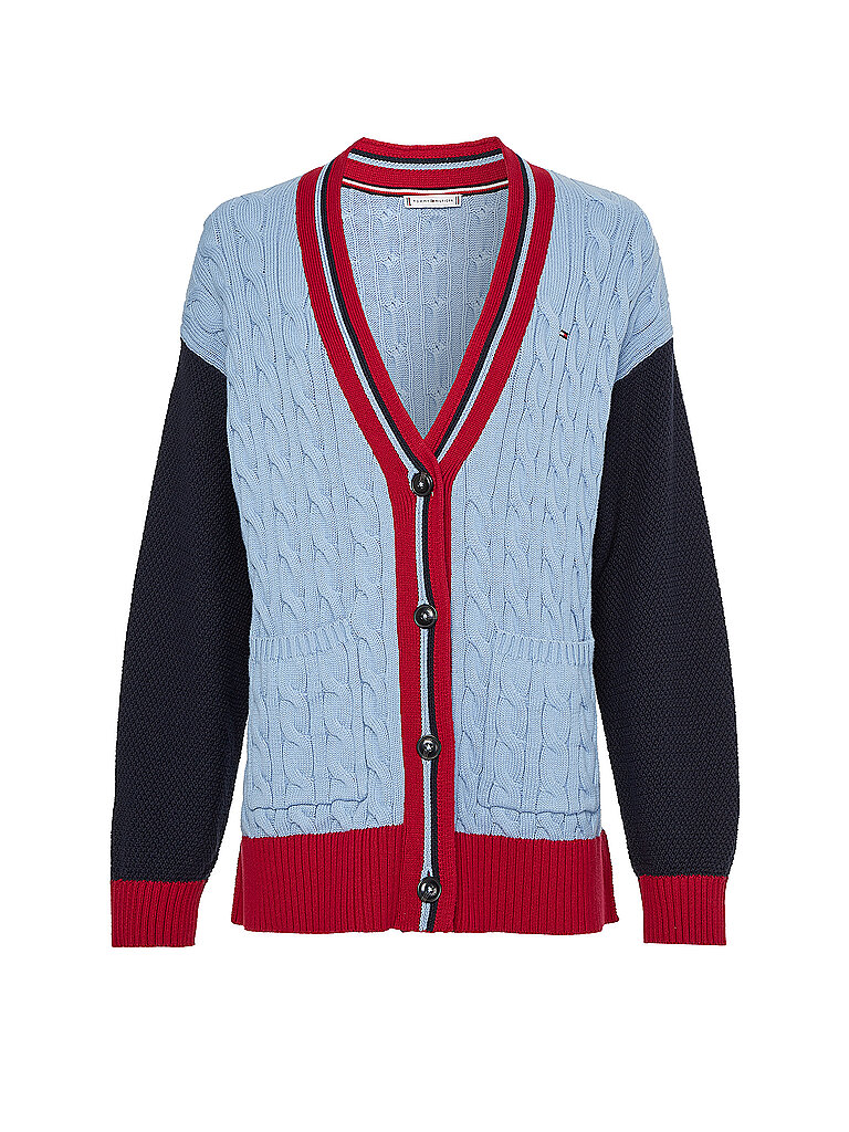 TOMMY HILFIGER Cardigan hellblau | S